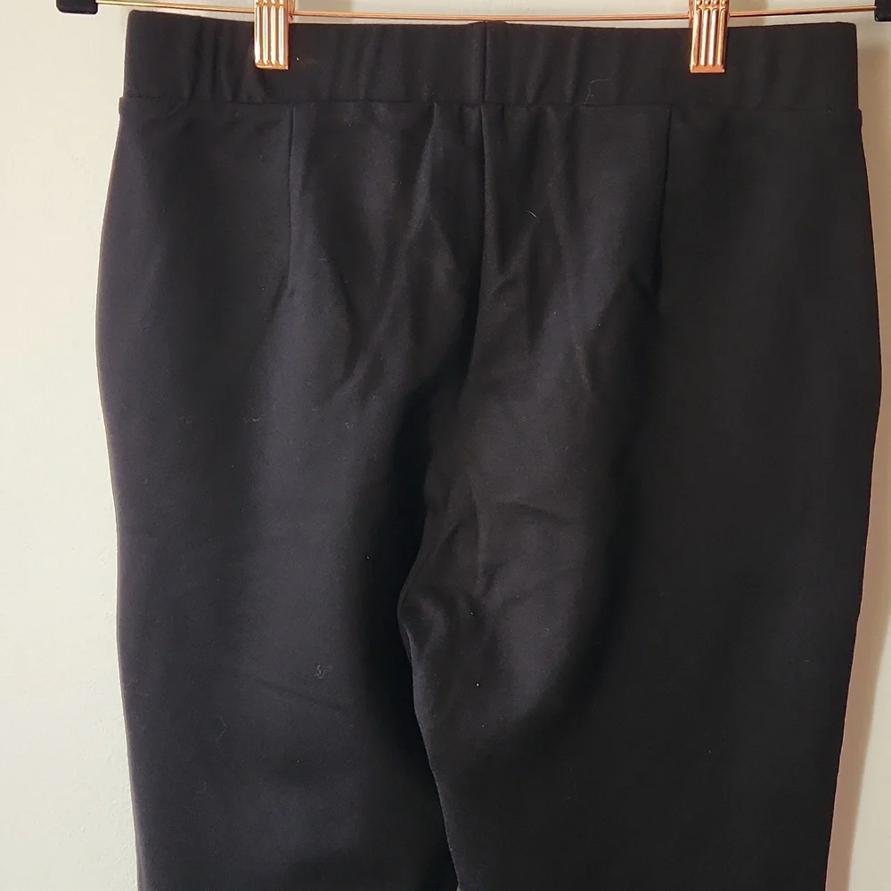 UNIVERSAL STANDARD Minimalist Moro Pocket Signature Ponte Pants Black, Size 6-8 - Picture 8 of 12